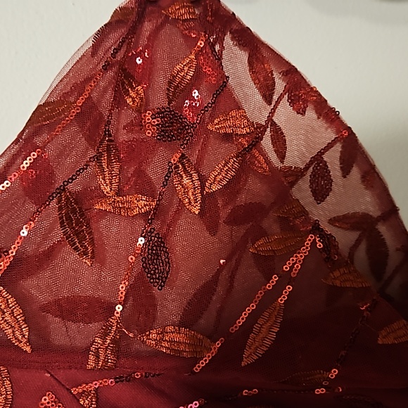 Ever Pretty Burgandy short sleeve Mother of bride or groom dress. In EUC - Picture 4 of 7